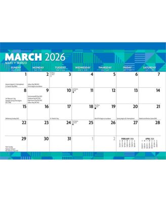 Large Print | 2026 17 x 12 Inch Monthly Desk Pad Calendar