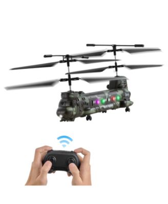RC Helicopter 2.4GHz Military 3.5-Channel with LED Lights