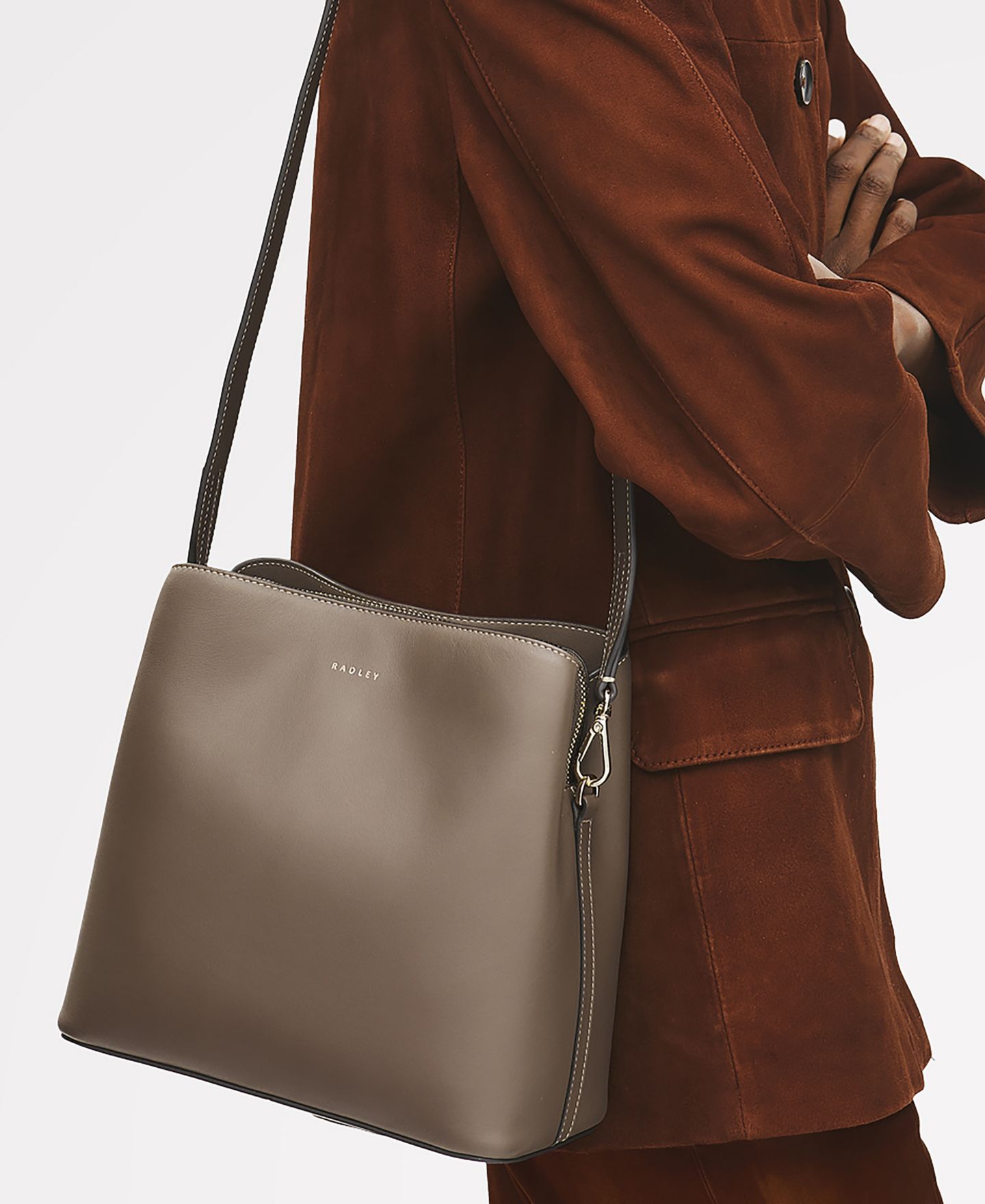 Женская сумка Radley London Dukes Place Compartment Small Crossbody, цвет: Кофейный — фото 5