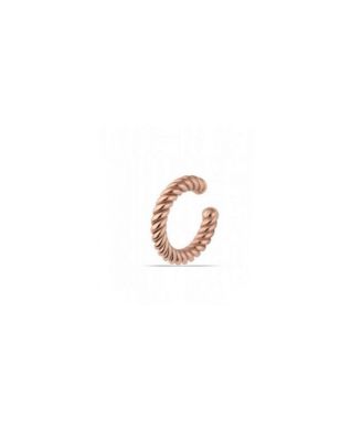 Twisted Sterling Ear Cuff No Piercing