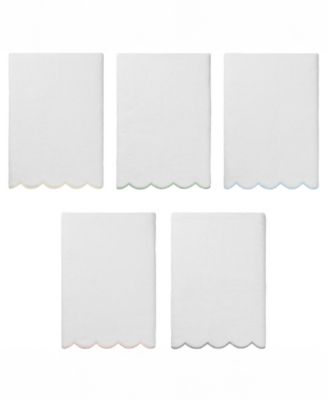 Adornia Scallop Cotton Bath Towel