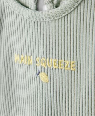 Baby Girls' Main Squeeze Bodysuit and Pants, 2-Piece Set