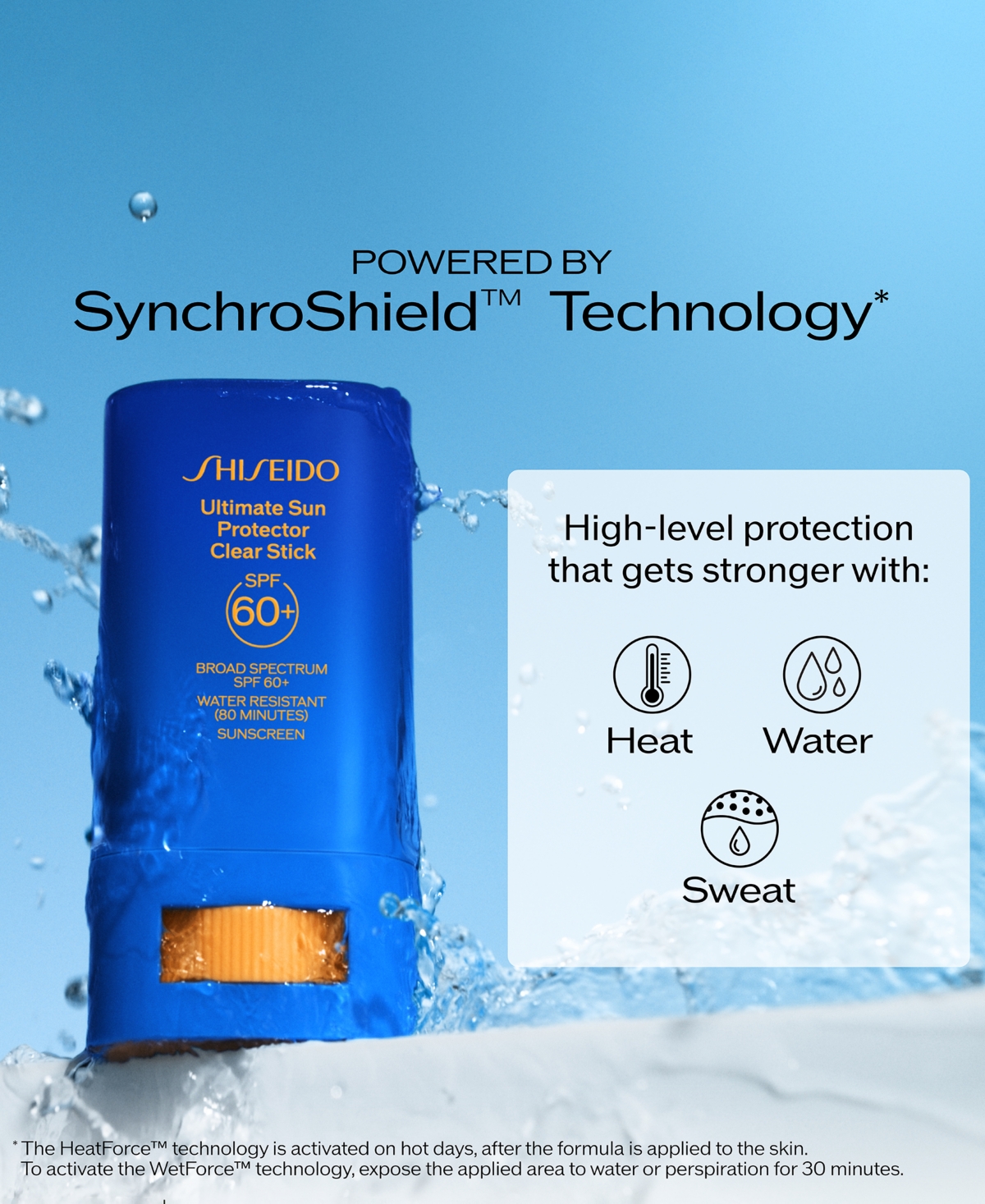 Shiseido Ultimate Sun Protector Clear Stick, 0.71 oz.