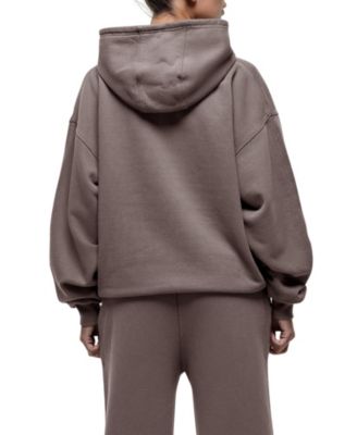Women's Vintage Taupe Relaxed Hoodie