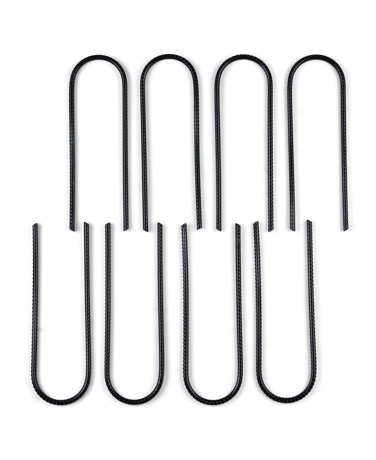 Yescom Trampoline Stakes Ground Anchors 11" U Shaped Heavy Duty for Outdoor Camping Tent 8 Pack