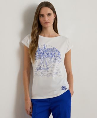 Petite Graphic Short-Sleeve T-Shirt
