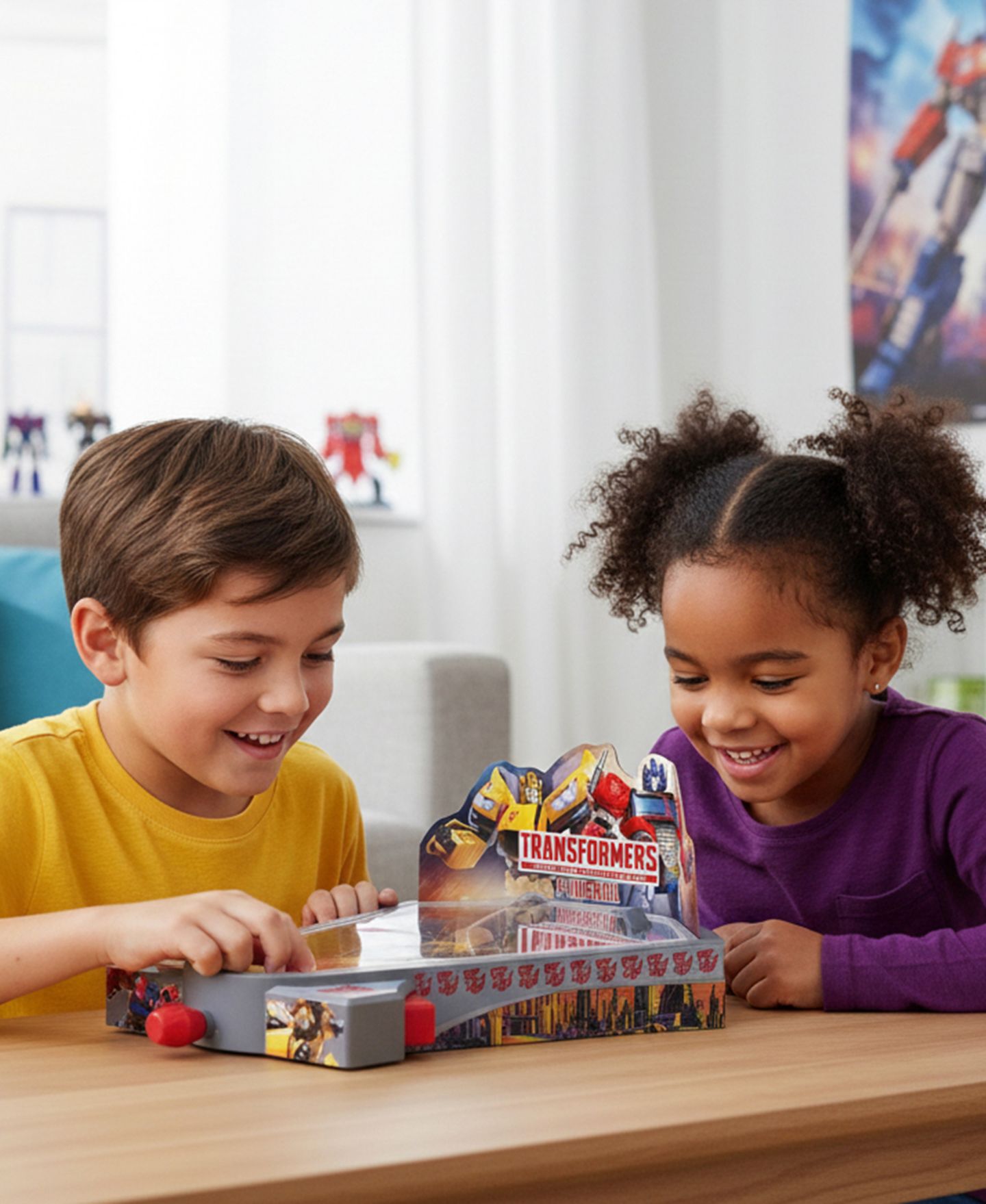 Детская игрушка World Tech Toys Transformers Mini Tabletop Baseball Pinball Game, Ages 4+ — фото 5