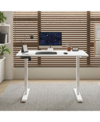 Electric Standing Desk Height Adjustable 55" Computer Table