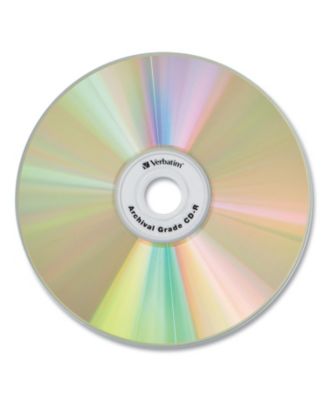 96159 700 MB/80 min 52X Archival Grade CD-R Recordable Disc in Spindle - Gold (50/Pack