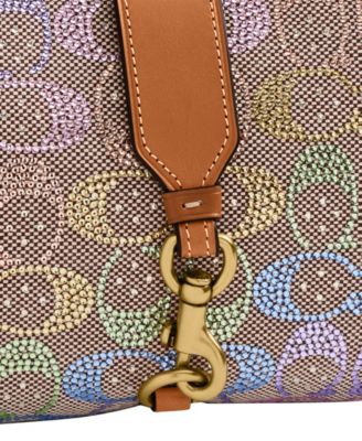 Originals Hamptons Medium Crystal Signature Jacquard Hobo Bag