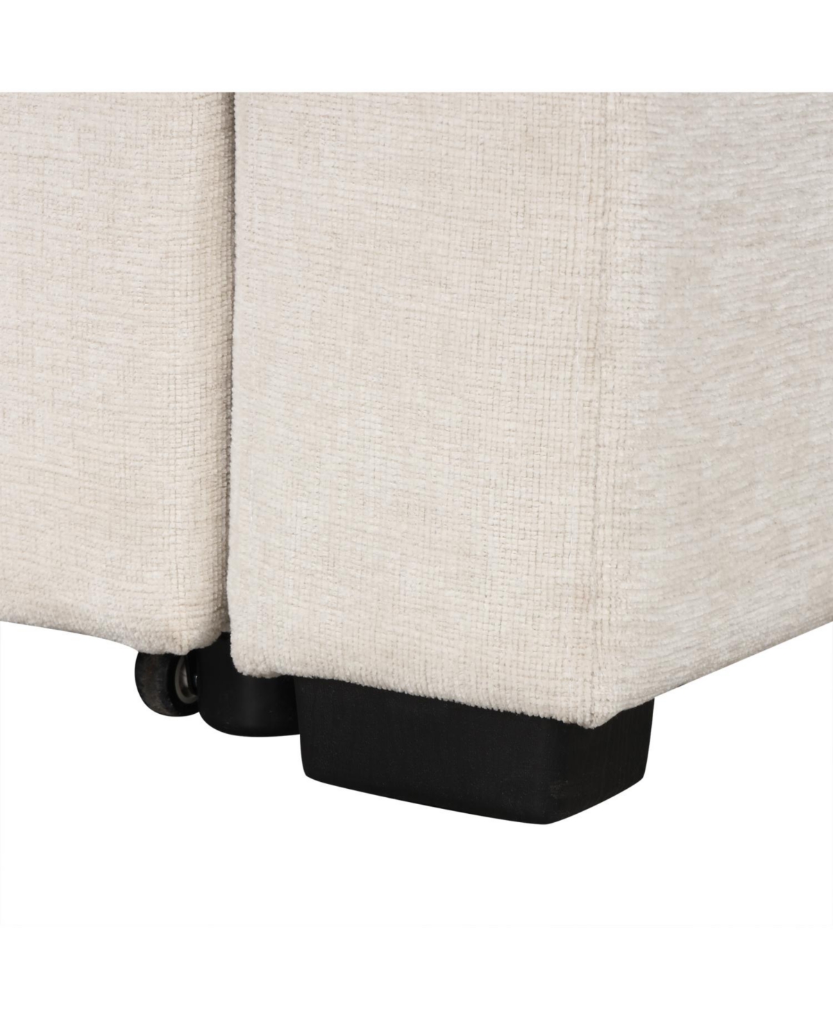 Streamdale Furniture 109" Sectional Sofa Bed with Ottoman