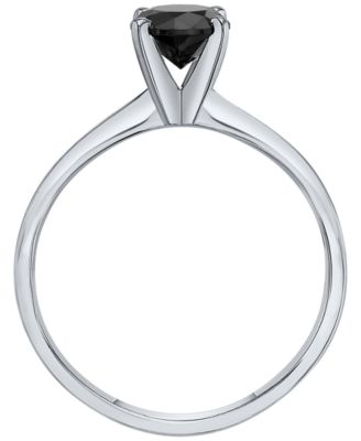 Round Solitaire Ring (1 ct. t.w.) in 14k White Gold