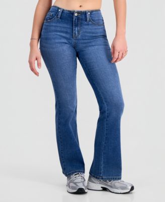 Juniors' No Waist Bootcut Jeans