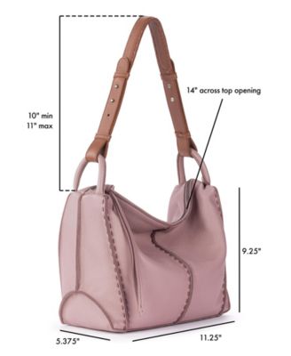 Los Feliz Leather Medium Hobo Bag