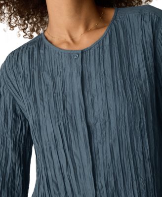Women's Round Neck Long Shirt, Regular And Petites