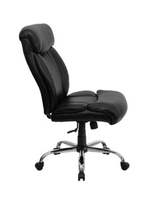 400 lb. Big & Tall High Back Full Headrest Ergonomic Office Chair w/ Chrome Base