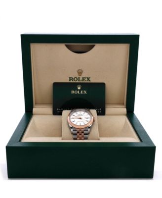 Oyster Perpetual Datejust Fluted Motif Automatic Watch in Stainless Steel and Rose Gold 36mm