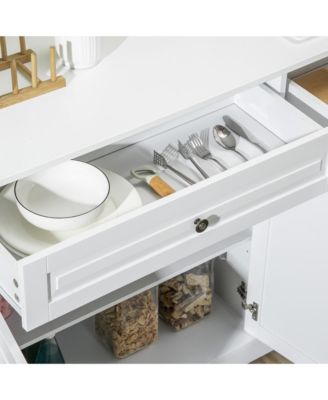 Modern Sideboard Buffet Cabinet with Storage Cupboards and Drawers