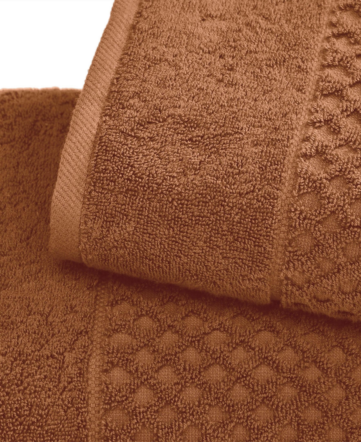 Linery & Co. Quick-Drying Cotton Diamond Waffle Textured 2-Piece Bath Sheet Set