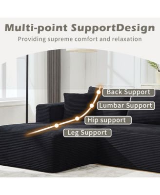 Modular Sectional Sofa Couches L-Shape Couch 3 Seat Modular Sofa Memory Foam Sectional Couches