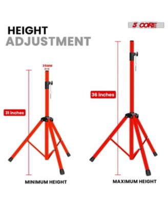 Speaker Stand 36" Adjustable PA DJ Tripod Heavy Duty