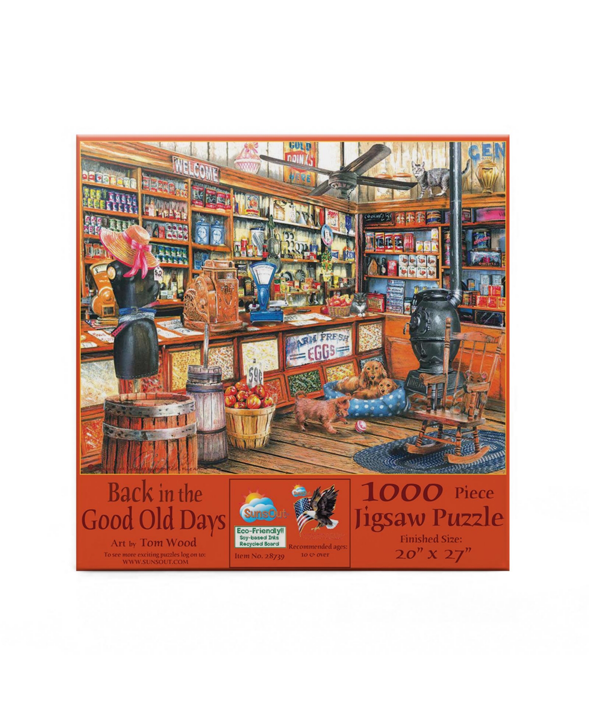 SunsOut Back in the Good Old Days 1000 piece Jigsaw Puzzle for Adults