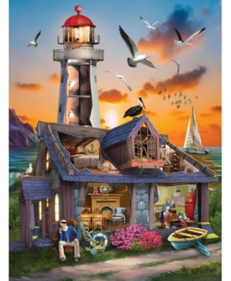 Lighthouse Keepers Home 300 piece Jigsaw Puzzle for Adults