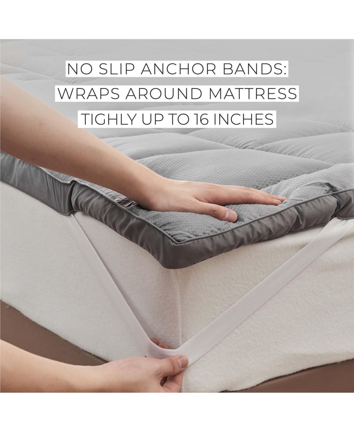 Linery & Co. 2 Inch Quilted Down Alternative Mattress Pad