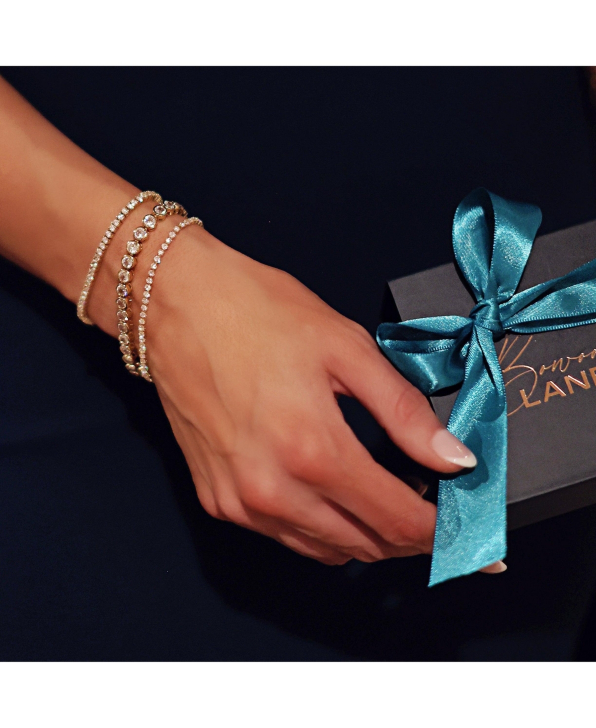 Bowood Lane 18k Gold Vermeil and Cubic Zirconia Bracelet