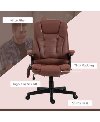 6 Point Vibrating Massage Office Chair with Lumbar Heat