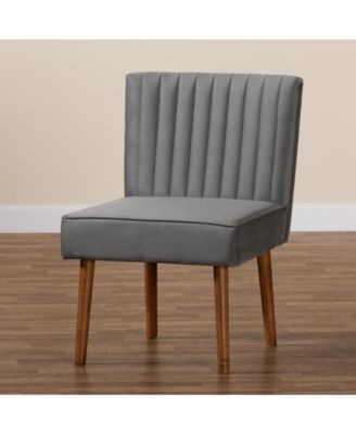 Alvis 25" Wood Mid-Century Dining Chair