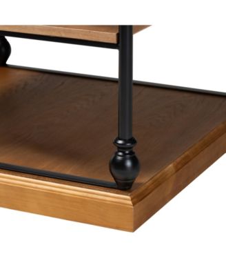 Boxton Studio Sebastian 28.1" Metal Traditional End Table