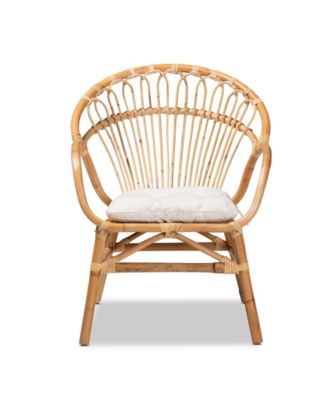 Benicia 23" Rattan Bohemian Dining Chair