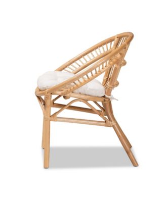 Adrina 23" Rattan Bohemian Dining Chair