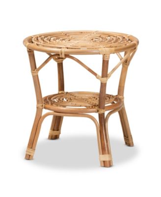 Cariel 21.5" Rattan Bohemian Coffee Table