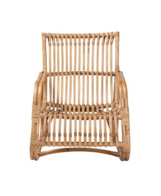 Blanca 29.7" Rattan Bohemian Accent Chair