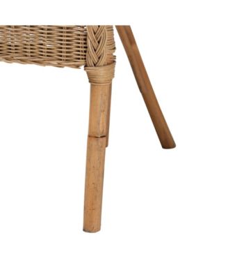 Abbey 22.8" Rattan Bohemian Dining Chair