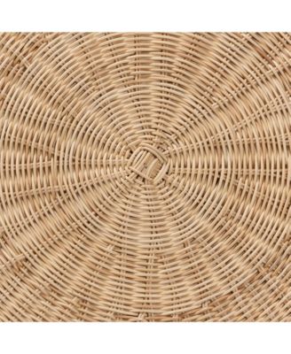 Abbey 22" Rattan Bohemian Coffee Table