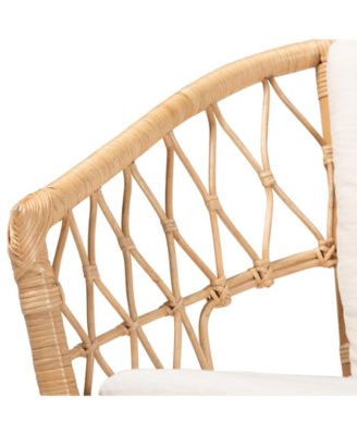 Feya 29.5" Rattan Bohemian Armchair