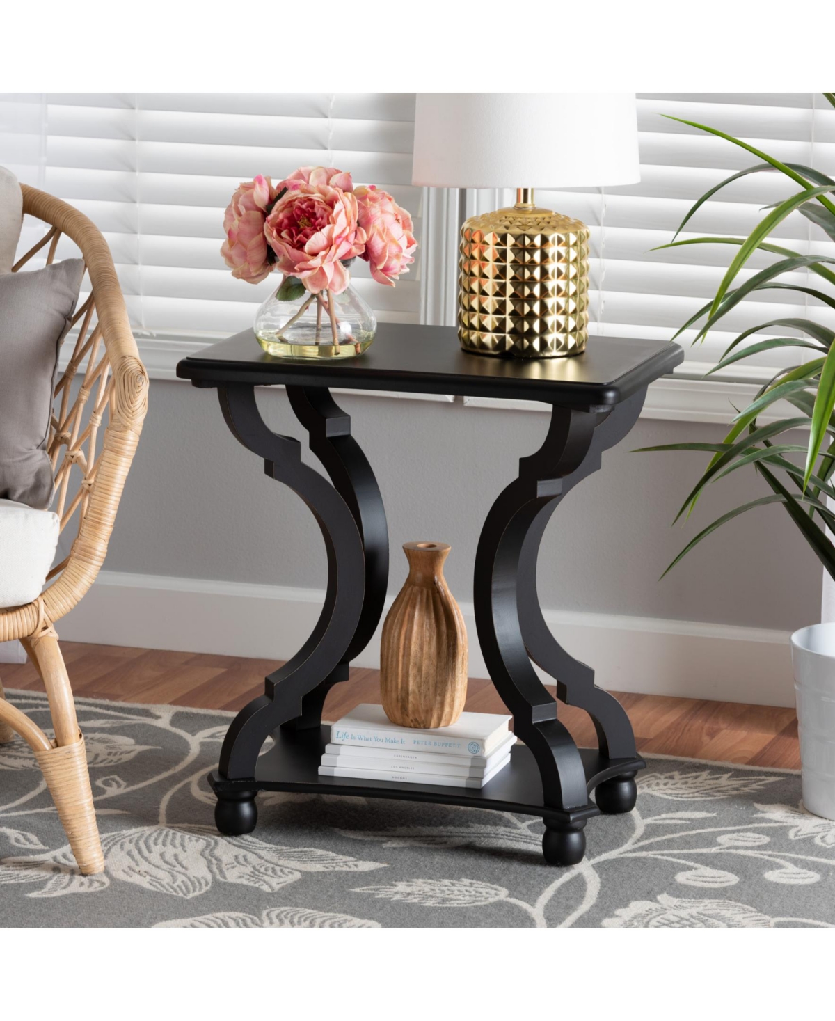 Boxton Studio Cianna 22" Wood Traditional End Table