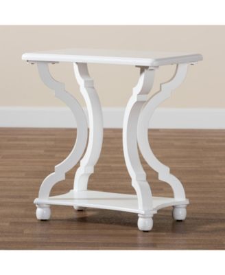 Boxton Studio Cianna 22" Wood Traditional End Table