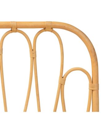 Carrick 2" Rattan Bohemian Queen Wall-mount Headboard