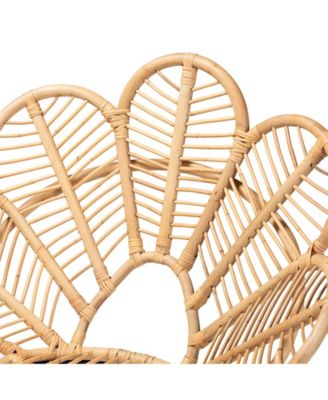 Garan 37.8" Rattan Bohemian Accent Chair