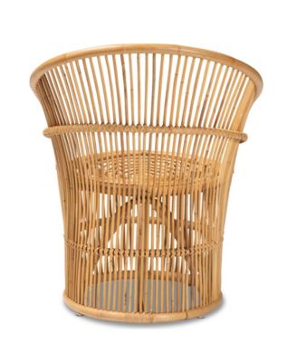 Narva 31.3" Rattan Bohemian Accent Chair