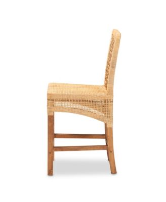 Moscow 40.4" Rattan Bohemian Counter Stool