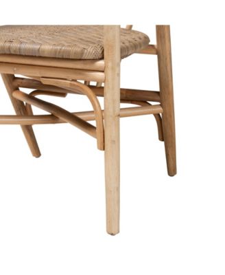 Kyoto 23.8" Rattan Bohemian Dining Chair