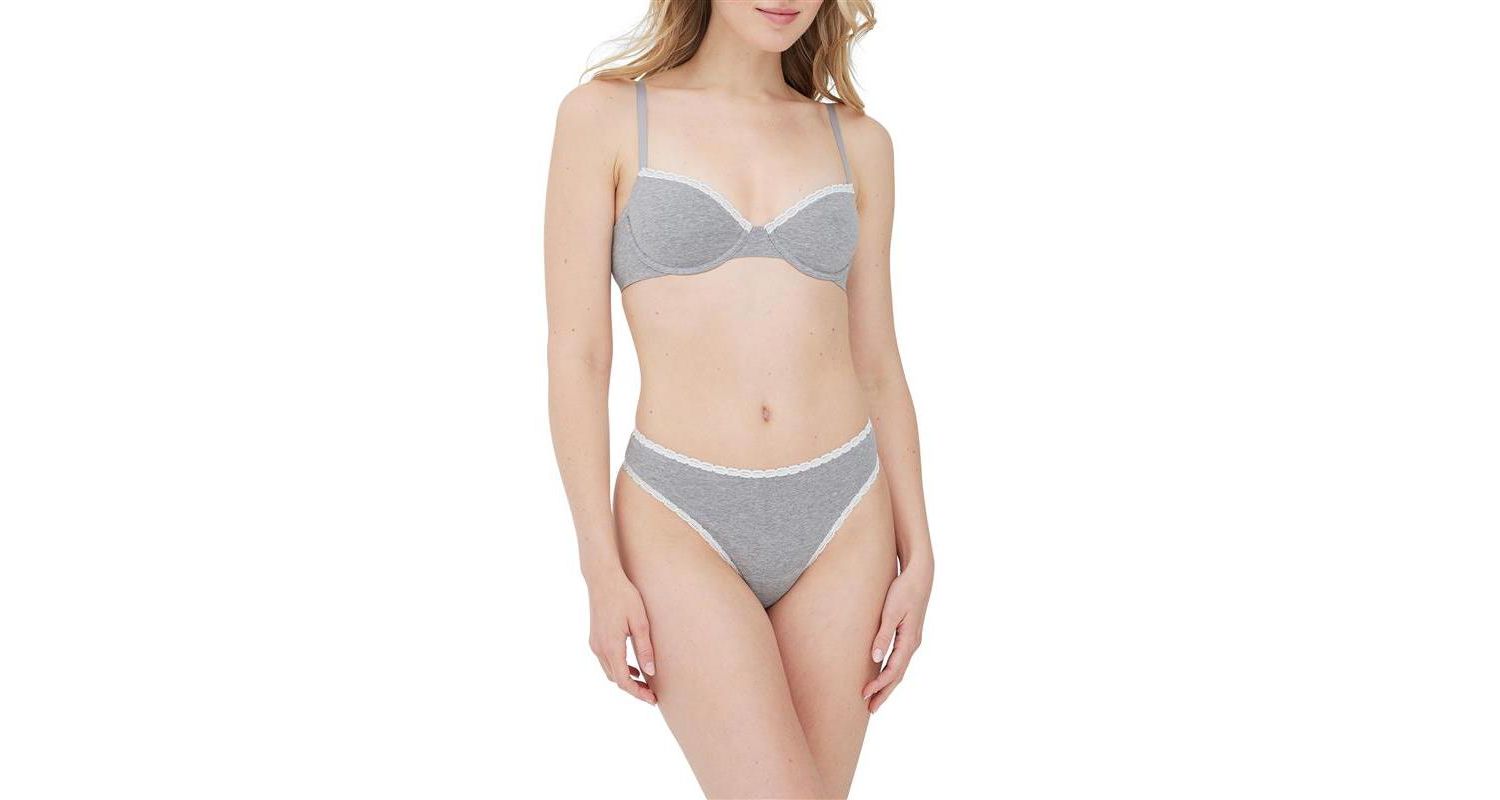 Women's Adorned Cotton Underwire Bra