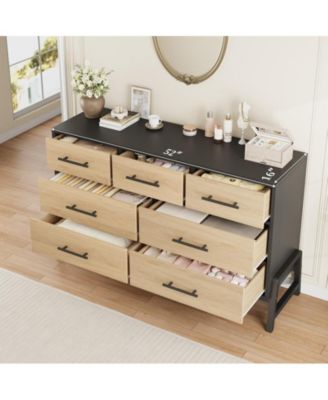 52-Inch Wide Freestanding 7-Drawer Bedroom Dresser