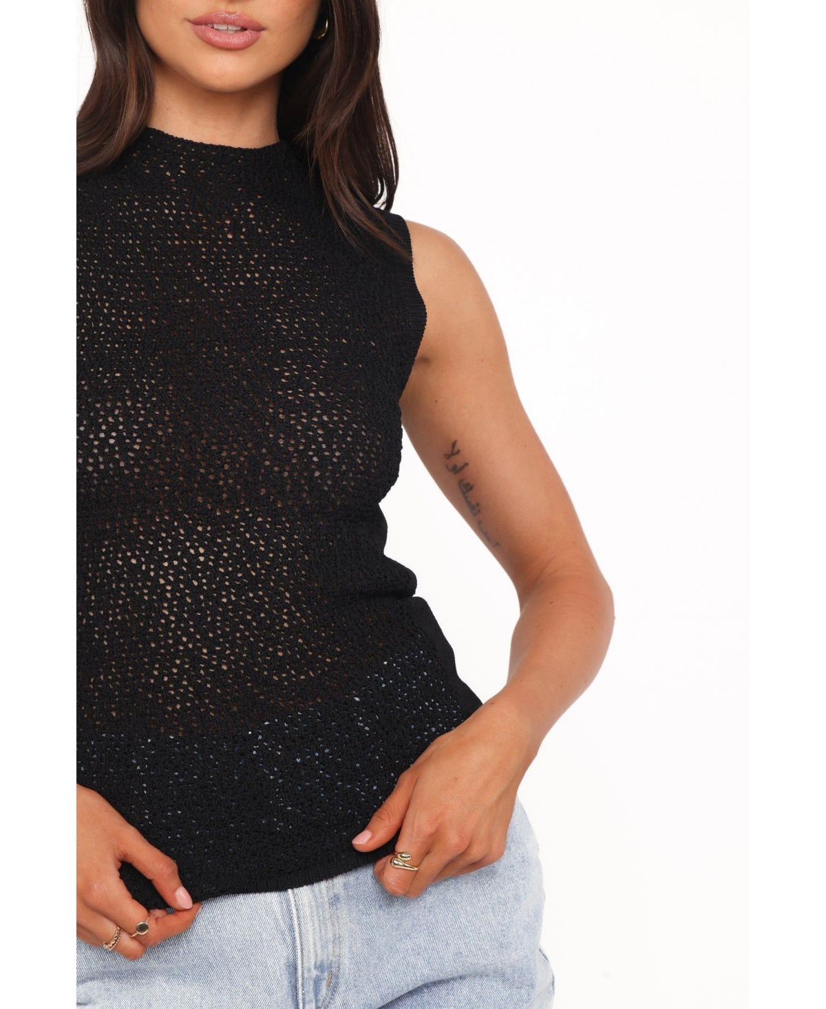 Petal and Pup Women's Brody Sheer Knit Top