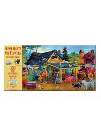 Fresh Fruits and Flowers 300 piece Jigsaw Puzzle for Adults